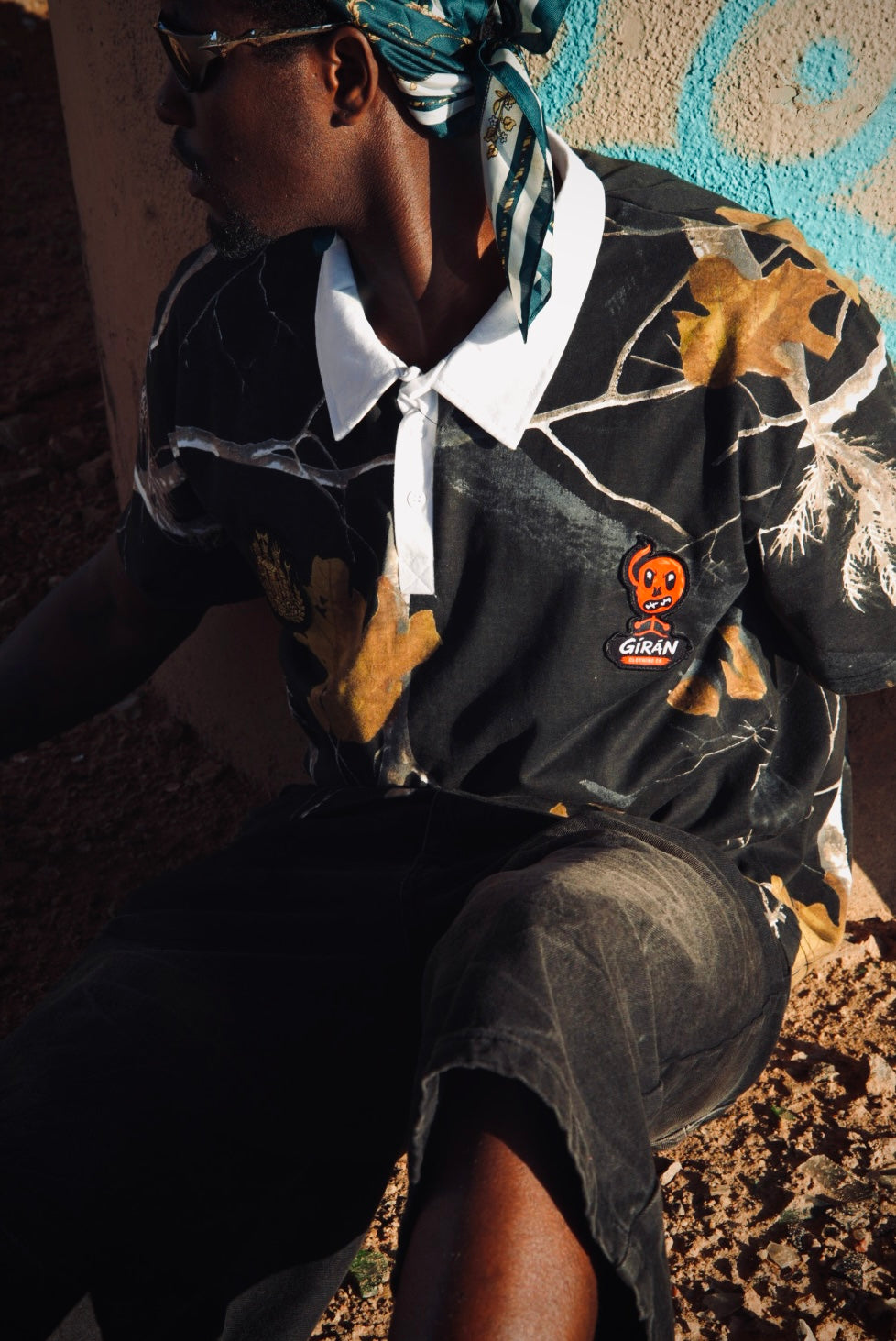 GÍRÁN “Midnight Drift” Performance Polo