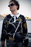 GÍRÁN “Midnight Drift” Performance Long-sleeve Polo